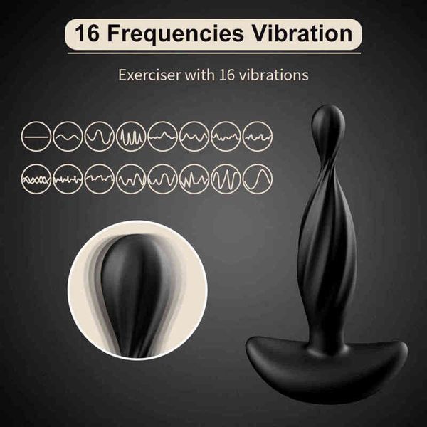 NXY Sex Anal Toys Butt Butt Plug Remote Toy Vibrator for Men Women Silicone Easy Carry Vibrat Prostate Massger 1220