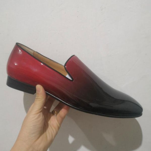 

men luxurys designers oxford casual shoes red black brown suede camo patent leather rivets fashion dress wedding business loafers size 38-47