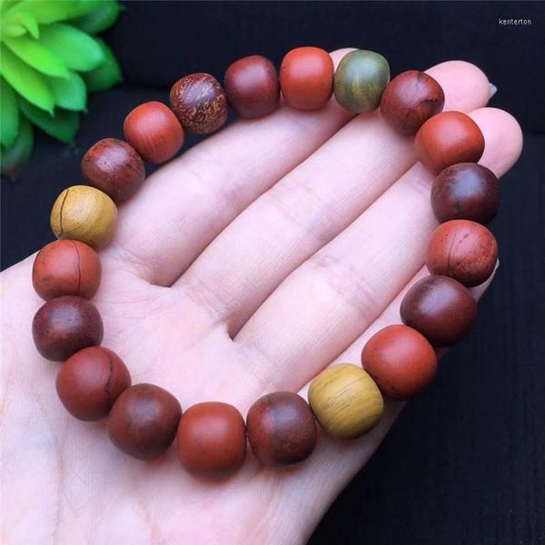 Fili di perline Bracciale rosso sud Perlina a forma di vecchio Cerchio singolo Pietra preziosa Heaing Gioielli di moda Kent22