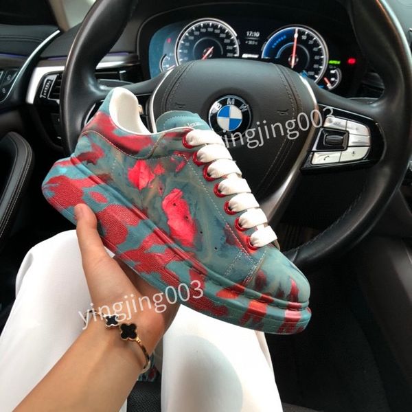 

2022 women and men sneaker fashion designers casual shoes lace platform trainers walking sneakers size34-46 yn220512, Black