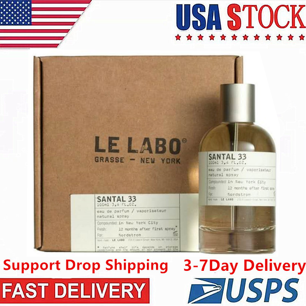 

new santal 33 parfume 100 ml long lasting parfume eau de toilette us 3-7 business days fast delivery