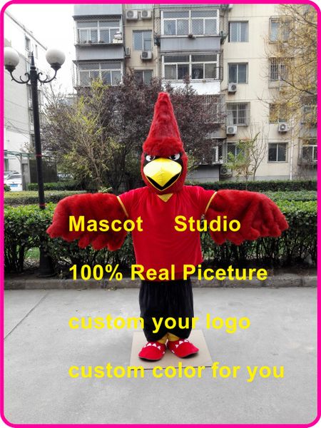 

mascot doll costumered jay mascot costume red cardinal custom fancy costume anime kits mascotte fancy dress carnival costume41560, Red;yellow