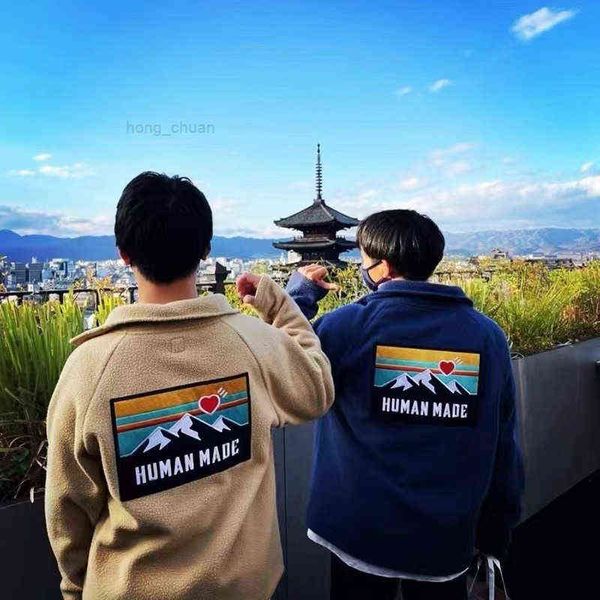 

jacket embroidery zipper men women 1 fleece jackets coat, Black;brown