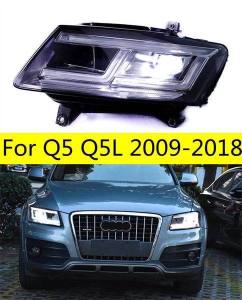 Auto Auto Kopf Licht Für Q5 Q5L 2009-20 18 LED Lampen oder Xenon Scheinwerfer Blinker Vorne Lampe ersatz