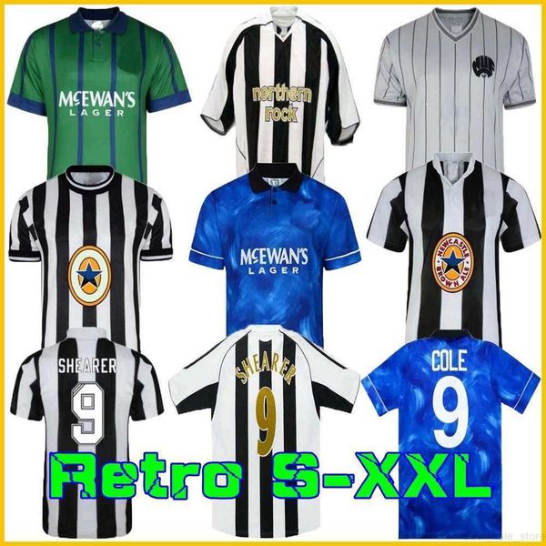 

94 95 96 97 98 99 05 06 newcastl e shearer retro soccer jerseys hamann shearer pinas barnes 1984 95 1997 05 06 owen classic football shirts, Black;yellow