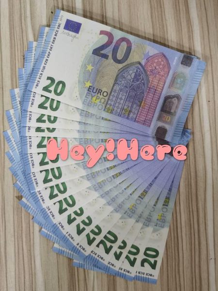 

money euros play most copy prop movie nightclub realistic 20 bank note business fake 12 for collection paper kccaa