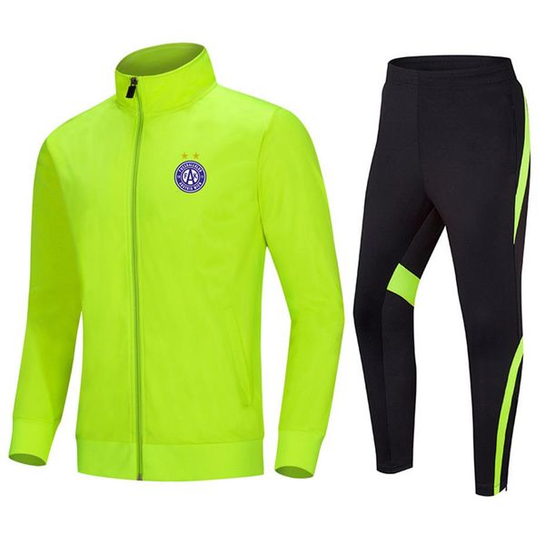 

fk austria wien f.c running men's tracksuit jacket and pant training suits outdoor sportswear jogging wear kids soc273q, Black;blue