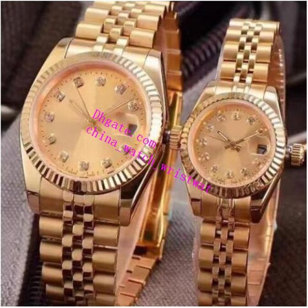 

luxury watch mens womens lovers couples style 28mm 36mm classic automatic movement mechanical jubilee bracelet lady wristwatches m287r, Slivery;brown