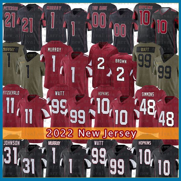 Pat Tillman Kyler Murray Trikots Fußball James Conner Trikot A.J. Green Zach Ertz Isaiah Simmons Budda Baker Rondale Moore Marquise Brown Paris Johnson Jr. Greg Dortch