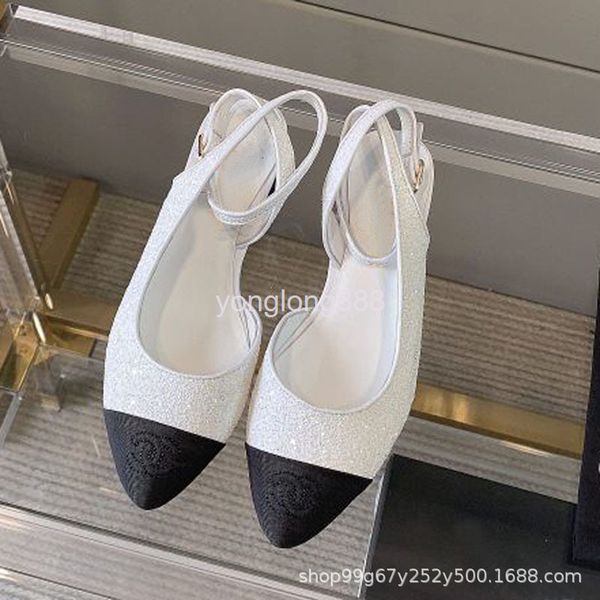 

sandals baotou sandals women's temperament pointed shallow mouth french high heels single shoes summer, Black