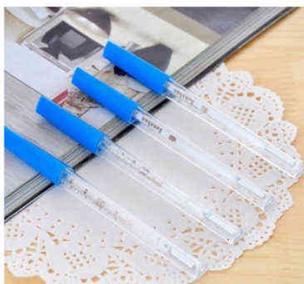

mercury thermometer glass oral and axillary thermometer infant triangular stick human body