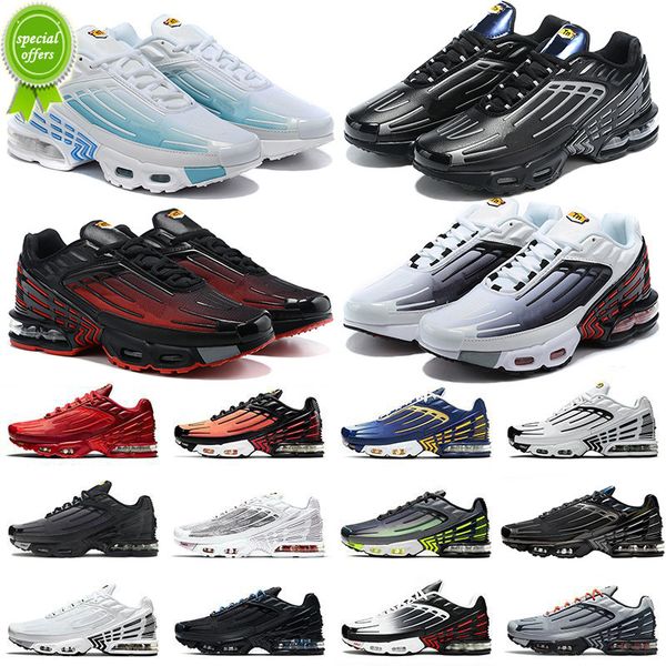 

2022 tn plus 3.0 iii mens running shoes sneakers triple black white obsidian green aqua volt tiger men women sports trainers us 5-12