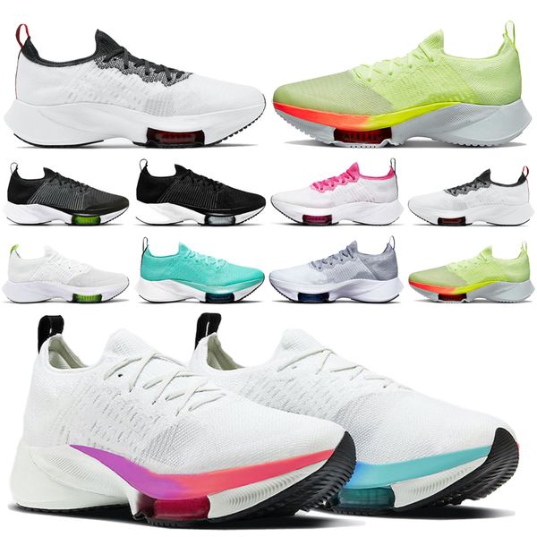 

zoom tempo next% fly knit running shoes pegasus mens womens zoomx type pure platinum men women trainers sports sneakers original
