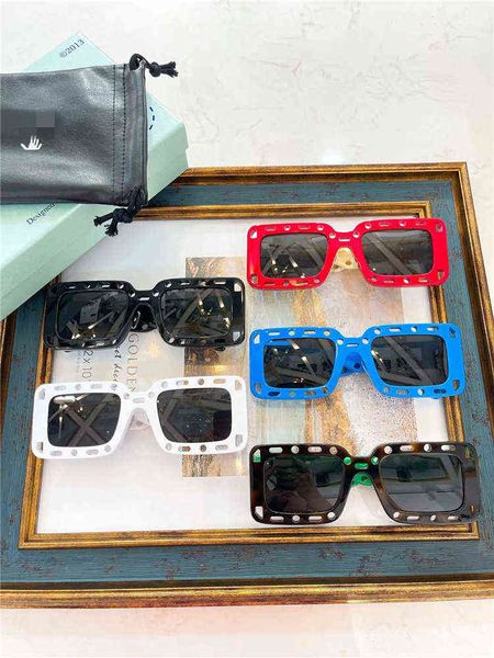 

22ss off sunglasses design net red same men's and women's designer sunglasses fashion, White;black