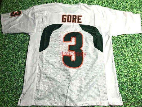 CHEAP CUSTOM FRANK GORE MIAMI HURRICANES JERSEY o personalizzato qualsiasi nome o maglia numero