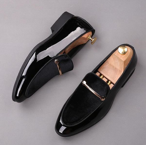 Designer-Hot Sale-Italian Fashion Elegante Oxford Scarpe per scarpe da uomo Scarpe da uomo Grandi taglie da uomo Scarpe da uomo in pelle Dress Dress Dress Loafers Man Slip On Mas