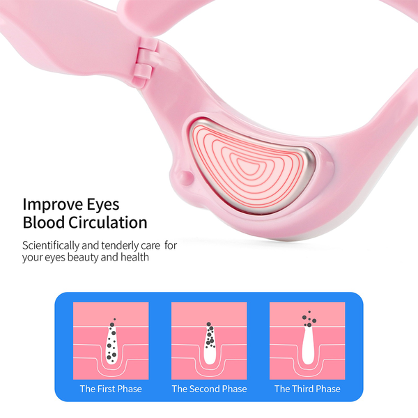 

electric eyes vibration massager mask ems warm compress eye relaxation glasses reduce dark circles anti-wrinkle eye bags removal