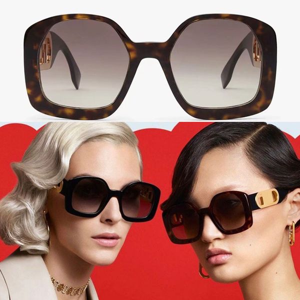 

women designer sunglasses ff 028 classic vintage plate summer style hollow temple sunglasses men uv protection fashion original box, White;black