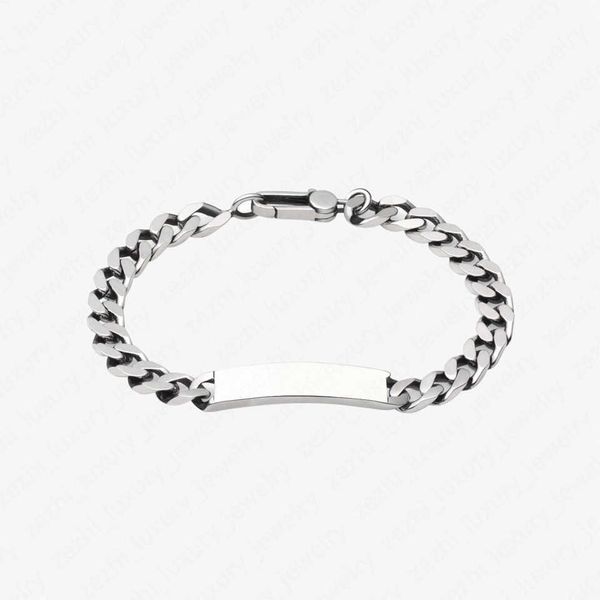 

hip hop fashion chains bracelet women 18k white gold plated miami cuban link bracelets chain for woman halloween accessories with jewelrys, Black