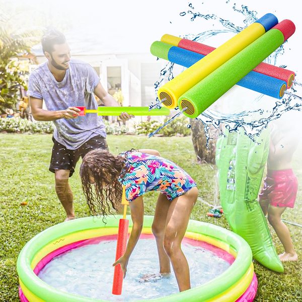 Water Blaster 4 Pack Water Guns for Kids Foam Water Squirters com poderosa piscina de verão para piscina e ao ar livre 220714