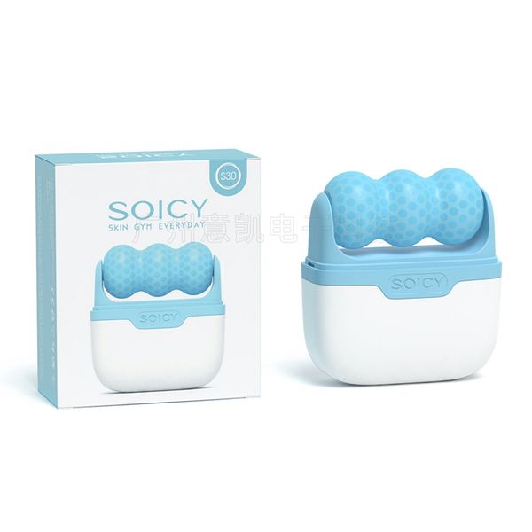 

ice roller for face eye massage device skin massagers cold facial rolling body dermaroller cooling relax 265