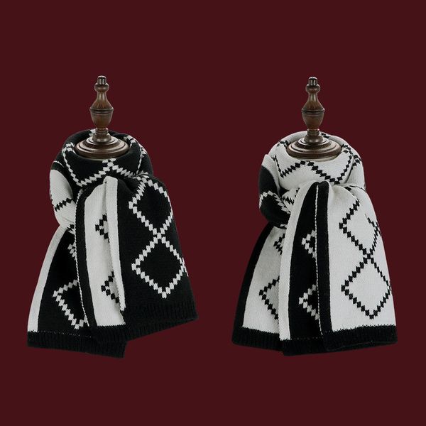 

woolen scarf autumn and winter all match warm scarf, Blue;gray