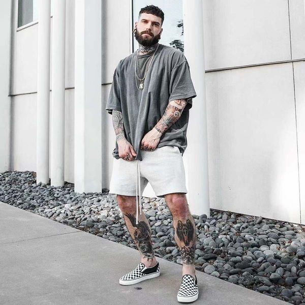 

mens summer casual short pant men fashion hip hop letter print pants trousers mans women multicolor trendy shorts loose joggers sweatpants, White;black