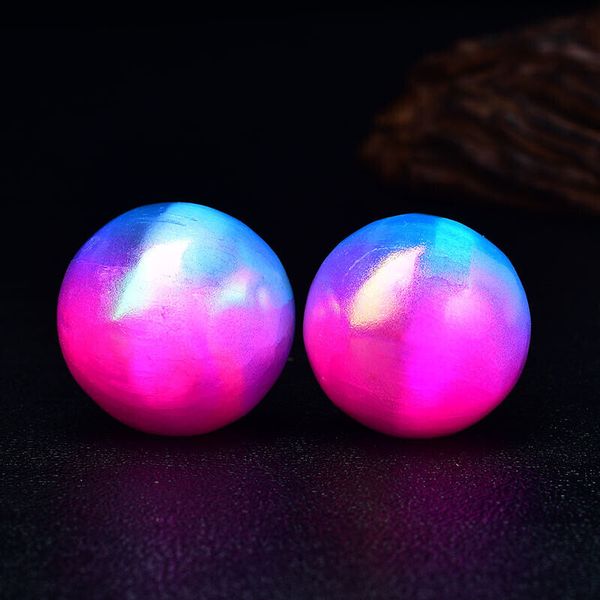 42mm Aura Gypsum Chakra Healing Ball Meditation Healing Crystal Decor Decor