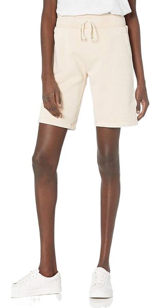 

women's heritage fleece bermuda short s1j3#, White;black