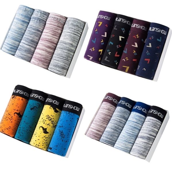 

cotton underwear men boxers men boxershorts underwear boxershort panties man boxeur homme underpants lj201110, Black;white