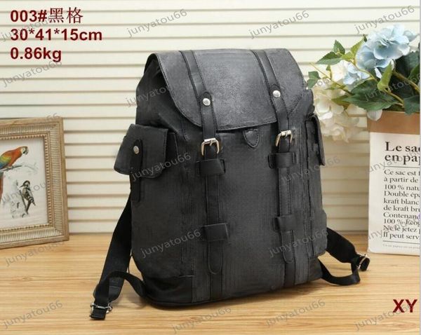 

men leather backpack luxurys should bag fashion purse wallet crossbody backpack travel messenger school bags 2022