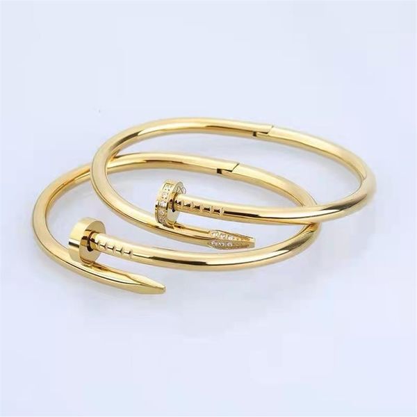 

bangle bracelet designer bracelet luxury jewelry carti nail classic woman178y, Black