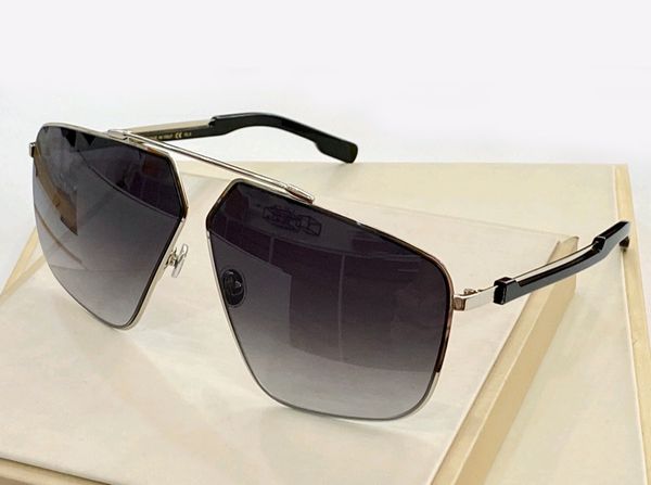 

shield wrap sunglasses pilot palladium/gray gradient for men fashion sun glasses uv protection lens shades with box, White;black