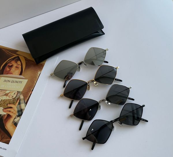 Novos ￳culos de sol de designer quente de luxo para homens, ￳culos de sol, ￳culos de sol, estilo de moda protege os olhos Gafas sol Lunettes de Soleil com caixa