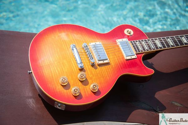 

paul standard plus - yamano export w coa - killer flame electric guitar