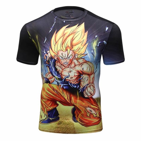 Erkek T-Shirt Erkek MMA Gömlek Yuvarlak Yaka Spor Tshirt Bjj Rashguard Dijital Süblimasyon Baskılı Üstler Erkekler IçinMen's