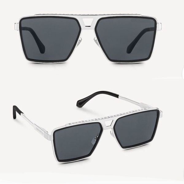 

women brand sunglasses designer men metal frame 1585 summer style uv protection business eyeglass original box, White;black
