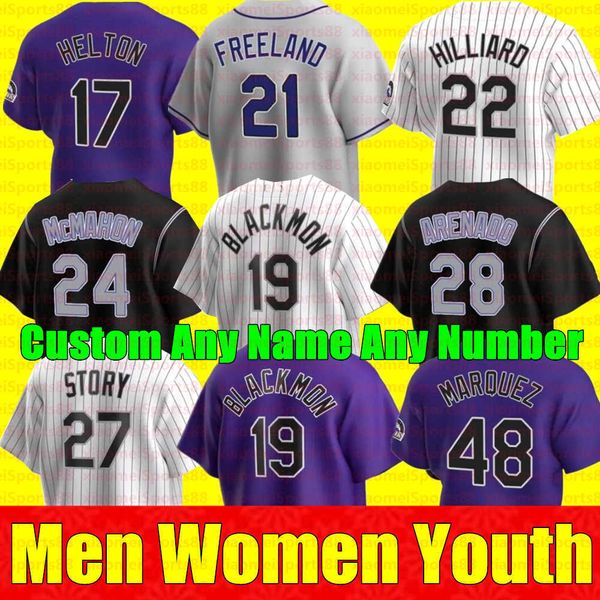 

Top New Men Women youth kids Baseball Jerseys NOLAN ARENADO TREVOR STORT CHARLIE BLACKMON COLORADO DAVID DAHL DANIEL MURPHY IAN DESMOND