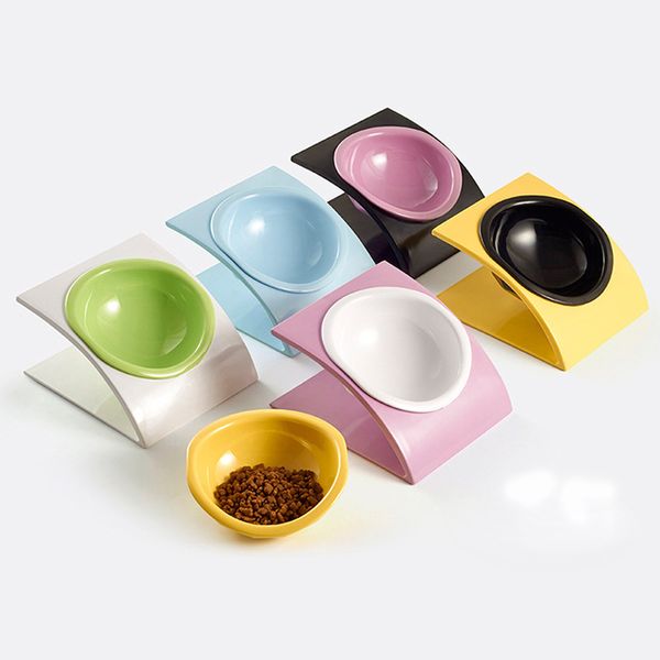 Diner Designer Diner Ajustável Ajusta Ajuste Pet Reder Tonchas de cães estação de alimentação Double Bowl Stand Y200917