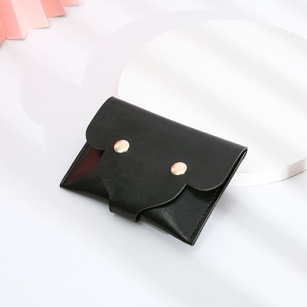 

5pcs coin purses women pu the elephant nose square hasp short wallets, Red;black