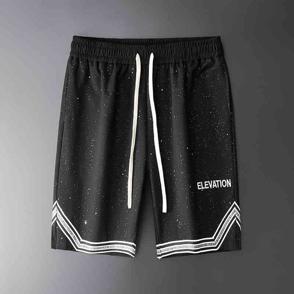 

men's shorts man tian xing loose large trendy casual pants five point sports summer beach, White;black