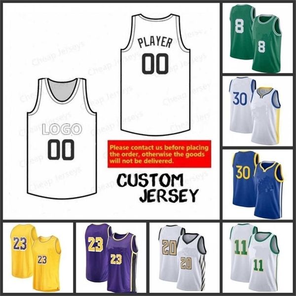 Sj98 Custom Basketball-Trikot, komplett genähte Herren-Jugendtrikots