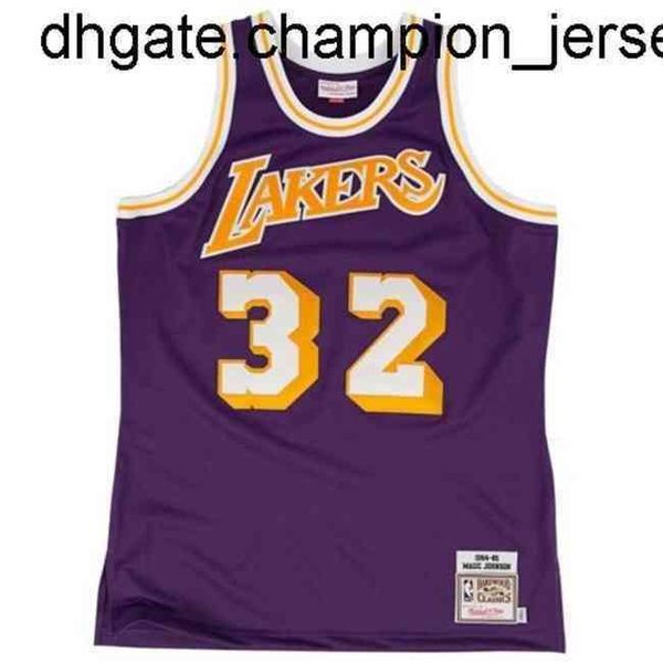 

new goods johnson mitchell & ness purple 1984-85 jersey vest stitched throwback basketball jerseys vest shirt, Black