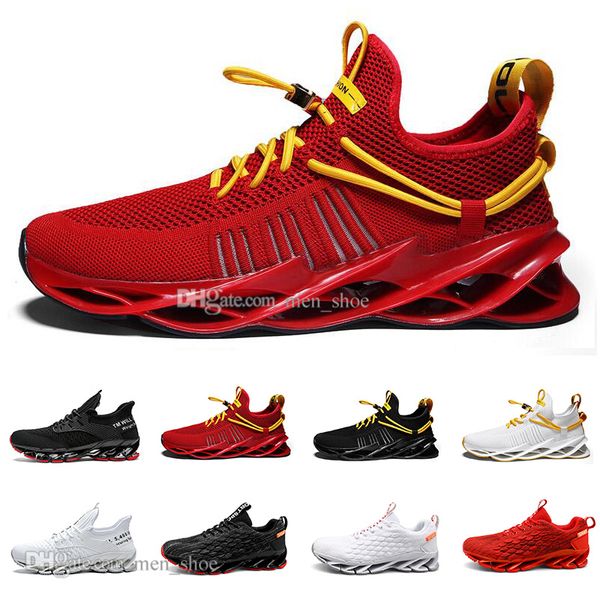

men running shoes black white fashion mens women trendy trainer sky-blue fire-red yellow breathable casual sports outdoor sneakers style #20