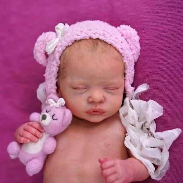 

[with coa] popular bebe reborn kit romy limited edition vinyl blank unpainted unfinished doll mold 19 inch reborn blank parts aa220325