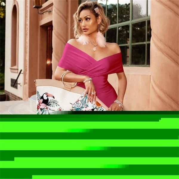 

adyce summer off shoulder bandage dress women short sleeve midi bodycon club celebrity evening runway party dress 21302, Black;gray