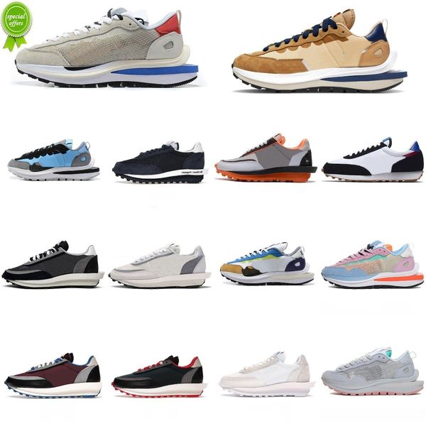 

2022 new men women running shoes ld waffle grey blue void white nylon black multi bright citron green summit net orange blaze mens trainers