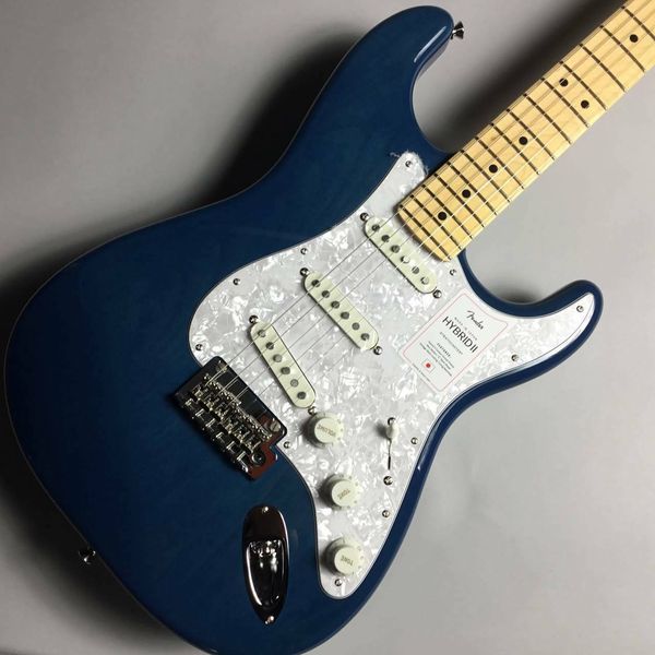 

mij hybrid ii st indigo trans electric guitar