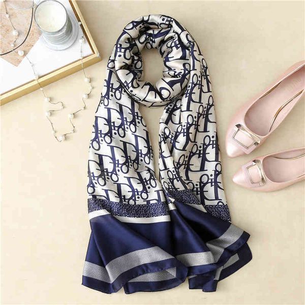 

2p6e women's new summer lotus leaf collar cape hooded silk scarf pearl shade multifunctional fashion baotou hat d letter blue high vers, Blue;gray