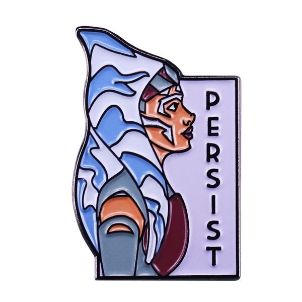 

adhere to ahsoka her brooch series inspired feminist art jewelry, Blue